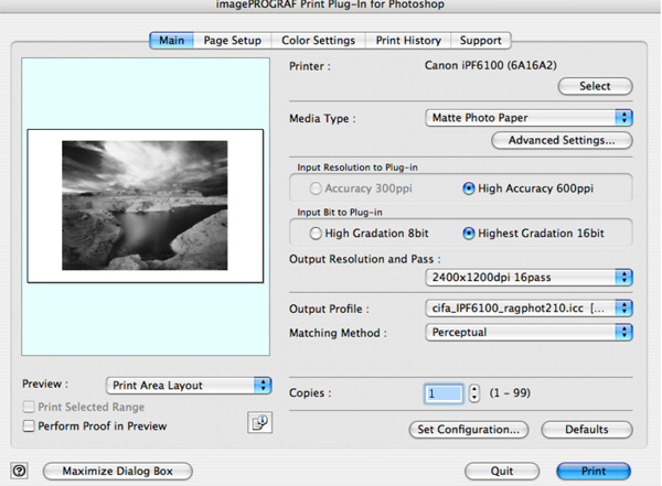 canon image pro 1000 driver for mac